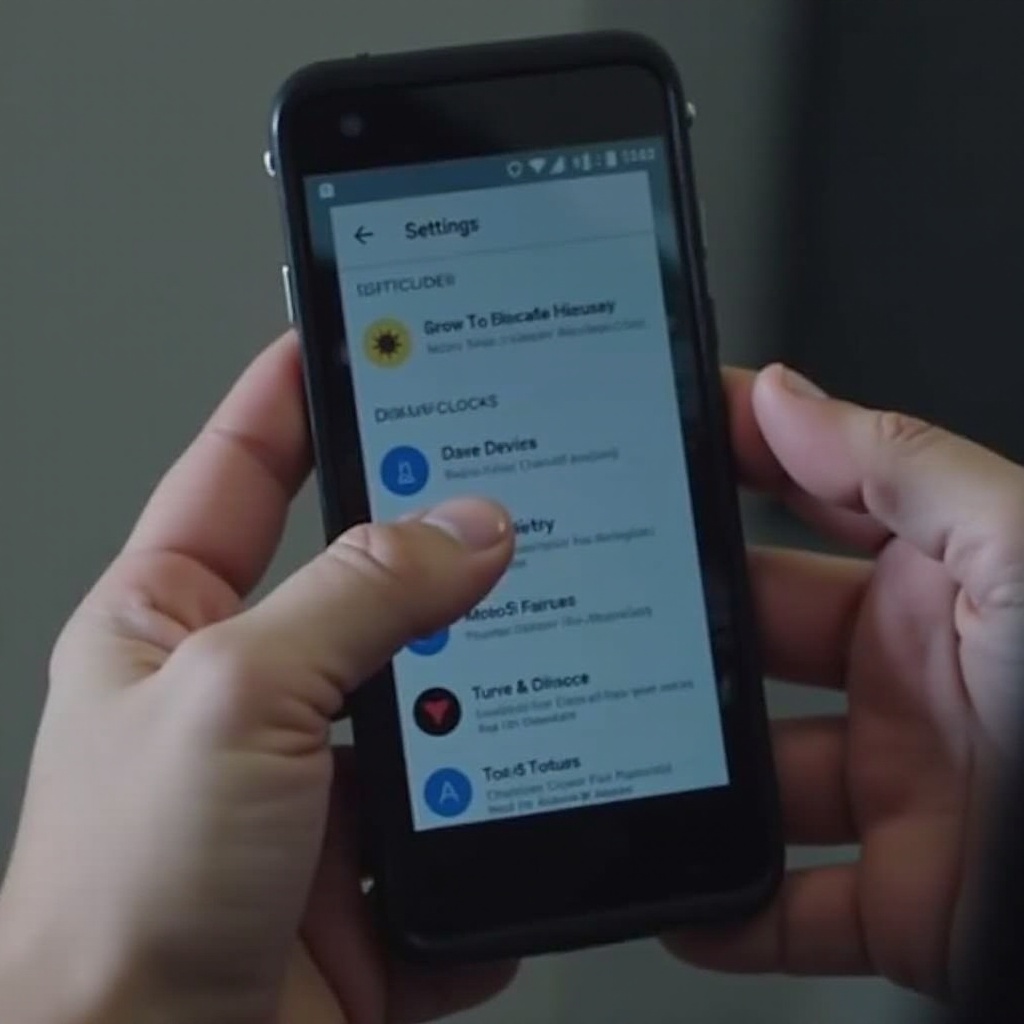 comment éteindre l'horloge lorsque le téléphone est en mode paysage