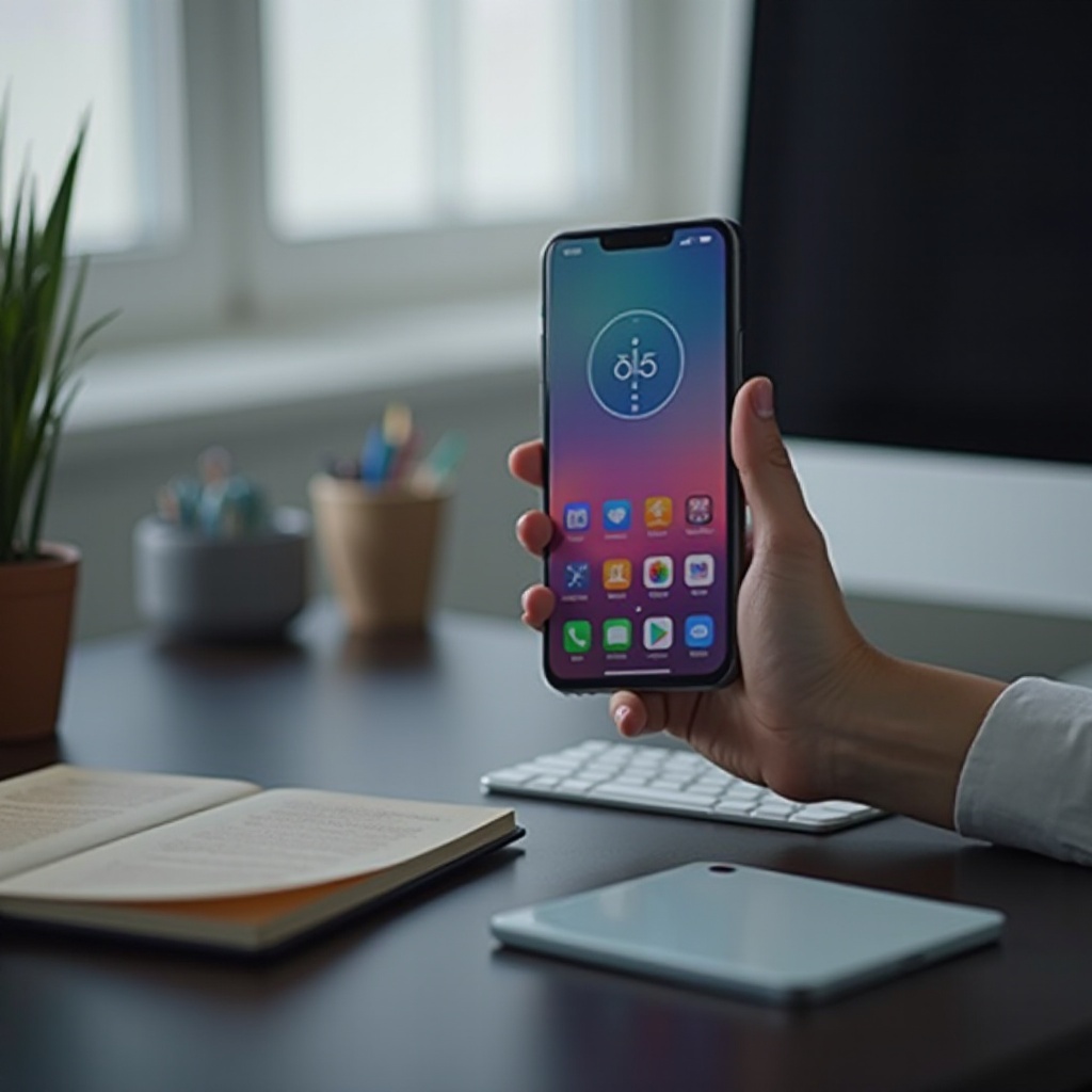 comment éteindre l'horloge lorsque le téléphone est en mode paysage