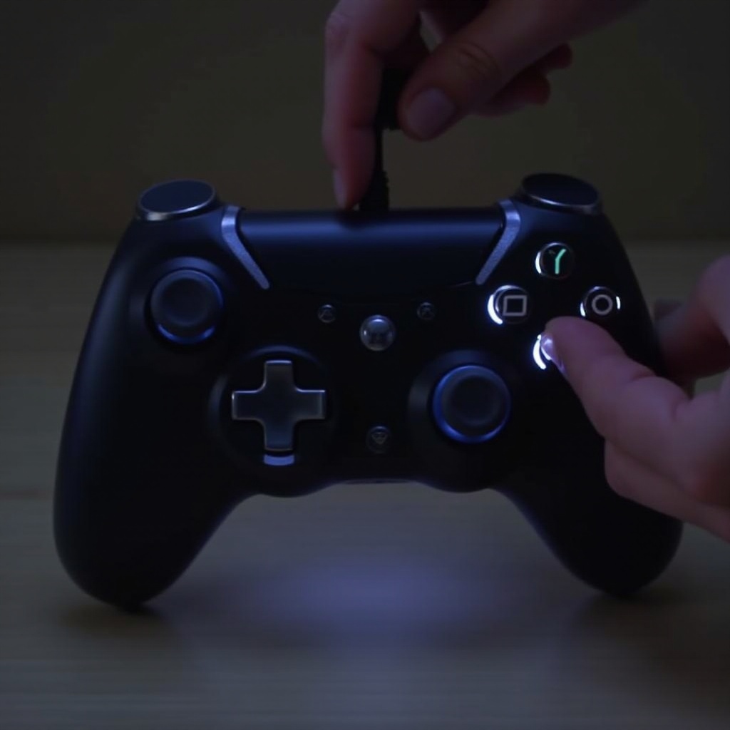comment changer les lumières sur la manette PS5